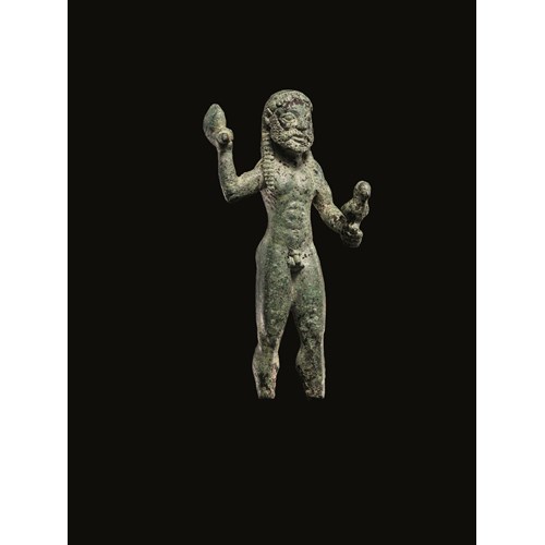 Bronze statuette of Zeus 